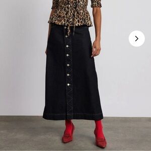 Damson Madder Charles button down midi skirt BRAND NEW.